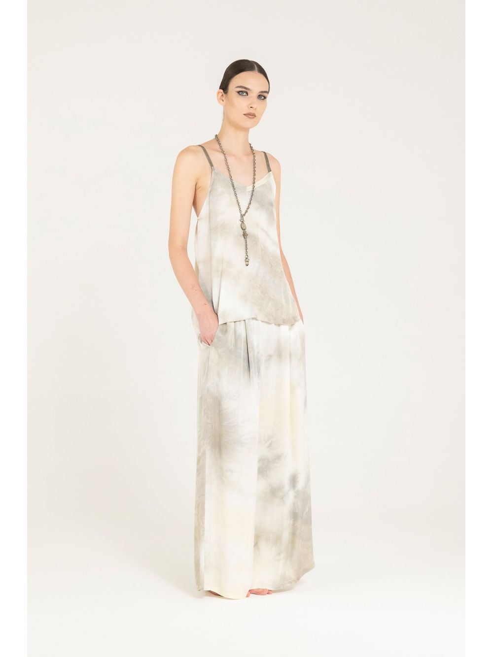 Canottiera Sanctamuerte Donna - Beige