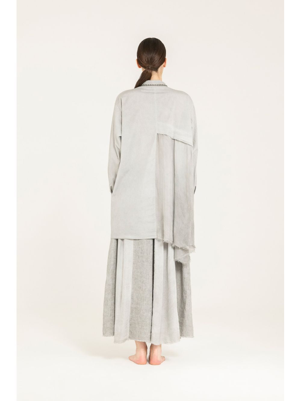 Camicia Sanctamuerte COLLETTO ALLA FRANCESE Donna - Grigio