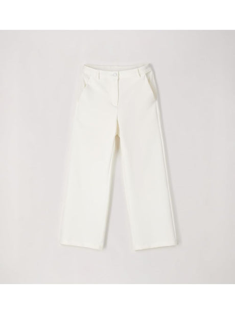 Pantalone Sarabanda Bambina - Bianco