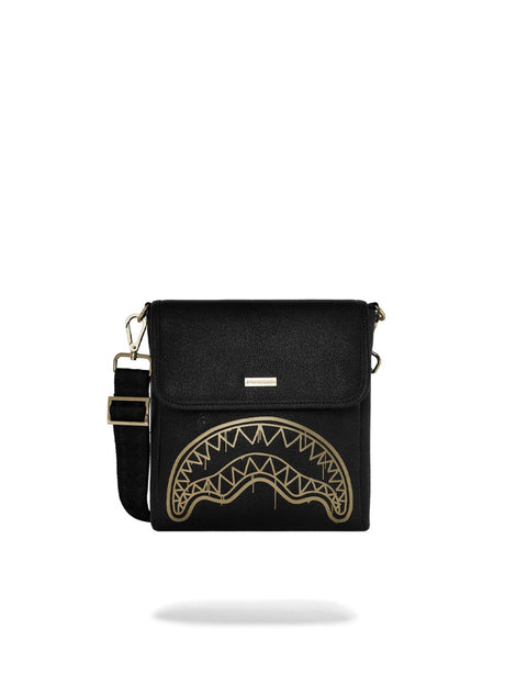 Borsa Tracolla Sprayground THAT GOLD DRAP MESSENGER SLING Unisex