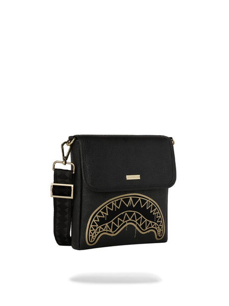 Borsa Tracolla Sprayground THAT GOLD DRAP MESSENGER SLING Unisex