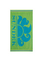 Asciugamano - Telo Sundek CLASSIC LOGO TOWEL Uomo - Verde