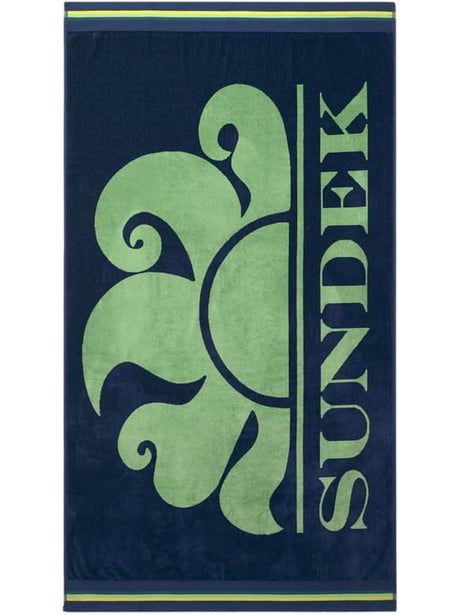 Telo Mare Sundek CLASSIC LOGO TOWEL Unisex - Verde