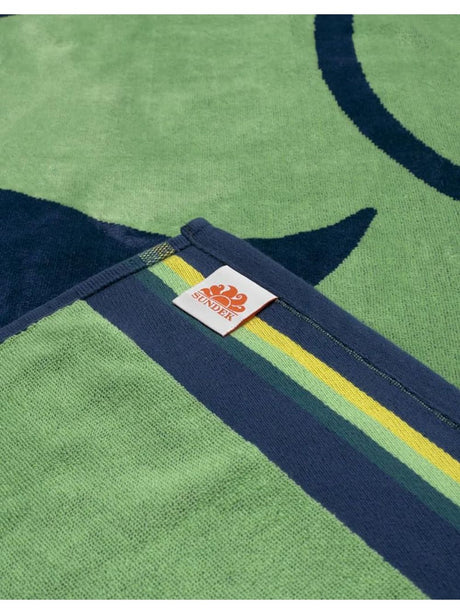 Telo Mare Sundek CLASSIC LOGO TOWEL Unisex - Verde