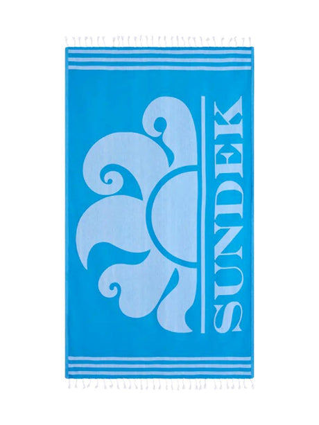 Telo Mare Sundek KEY FOUTA TOWEL Unisex - Celeste