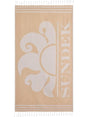 Telo Mare Sundek KEY FOUTA TOWEL Unisex - Avorio