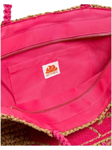 Borsa Mare Sundek WINA STRAW BAG Unisex - Maculato