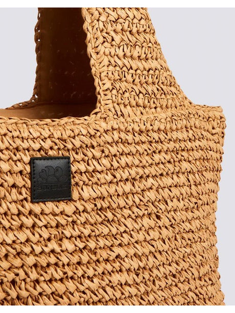 Borsa Mare Sundek LEIRE STRAW BAG Unisex - Beige