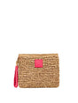 Borsa Mare Sundek MOMO STRAW HAND BAG Unisex - Rosa