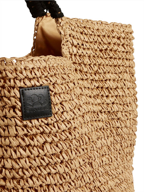 Borsa Mare Sundek LAI STRAW BAG Unisex - Beige