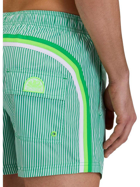 Costume Sundek PRINTED BOARDSHORT Uomo - Verde