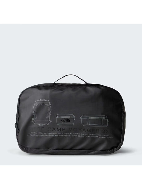 Borsone The North Face BASE CAMP VOYAGER DUFFEL 32L Uomo - Nero