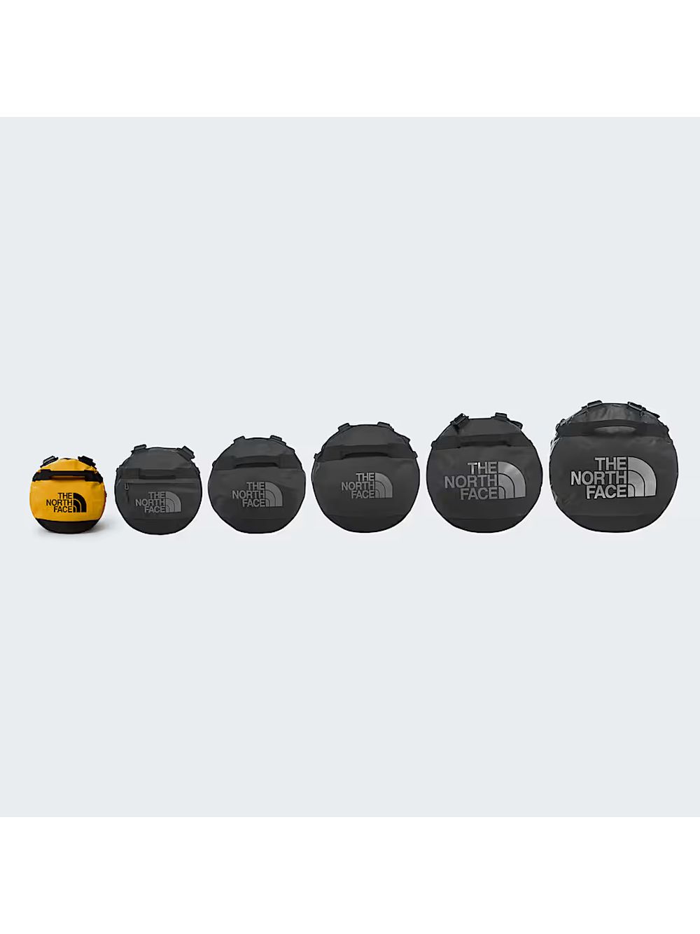 Borsone The North Face BASE CAMP DUFFEL - XS Unisex - Giallo