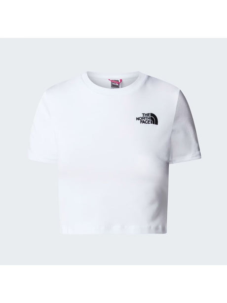 T-shirt The North Face ESSENTIAL CROPPED SLIM Donna - Bianco