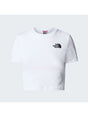 T-shirt The North Face ESSENTIAL CROPPED SLIM Donna - Bianco