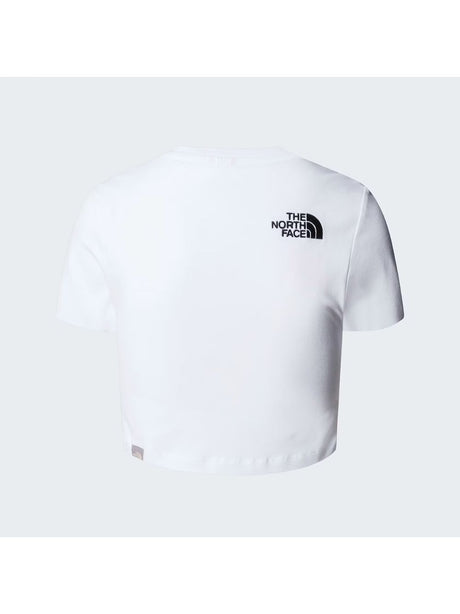 T-shirt The North Face ESSENTIAL CROPPED SLIM Donna - Bianco