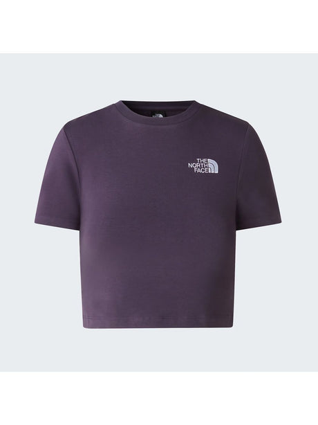 T-shirt The North Face ESSENTIAL CROPPED SLIM Donna - Viola