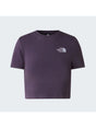 T-shirt The North Face ESSENTIAL CROPPED SLIM Donna - Viola