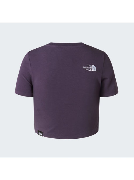 T-shirt The North Face ESSENTIAL CROPPED SLIM Donna - Viola