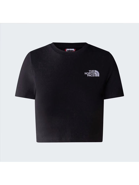 T-shirt The North Face ESSENTIAL CROPPED SLIM Donna - Nero