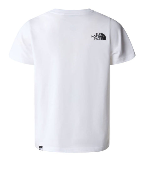 T-shirt The North Face TEEN SIMPLE DOME SS Unisex Bambino - Bianco