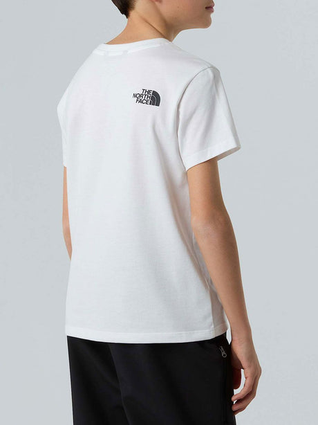 T-shirt The North Face TEEN SIMPLE DOME SS Unisex Bambino - Bianco