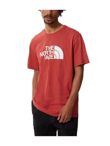 T-shirt The North Face EVOLUTION HALF DOME REGULAR SHORT SLEE Uomo - Rosso