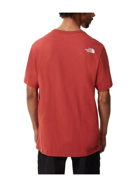 T-shirt The North Face EVOLUTION HALF DOME REGULAR SHORT SLEE Uomo - Rosso