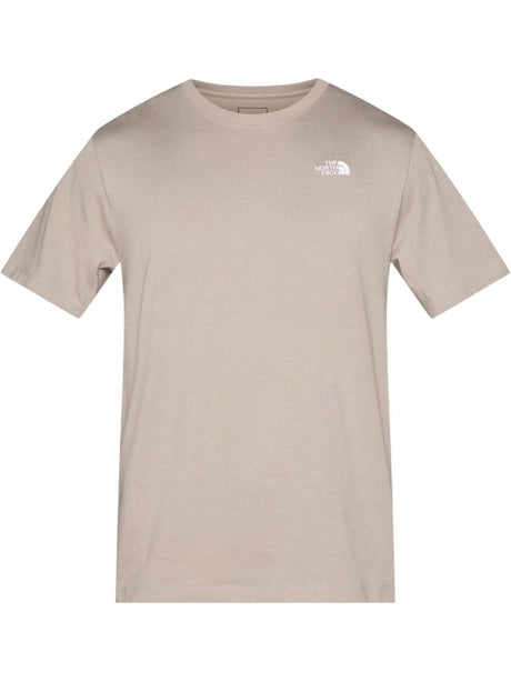 T-shirt The North Face EVOLUTION SIMPLE DOME REGULAR SHORT SL Uomo - Beige
