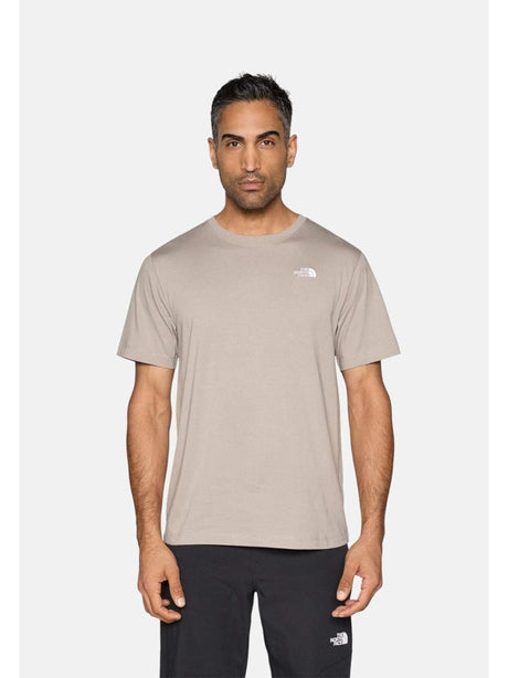 T-shirt The North Face EVOLUTION SIMPLE DOME REGULAR SHORT SL Uomo - Beige