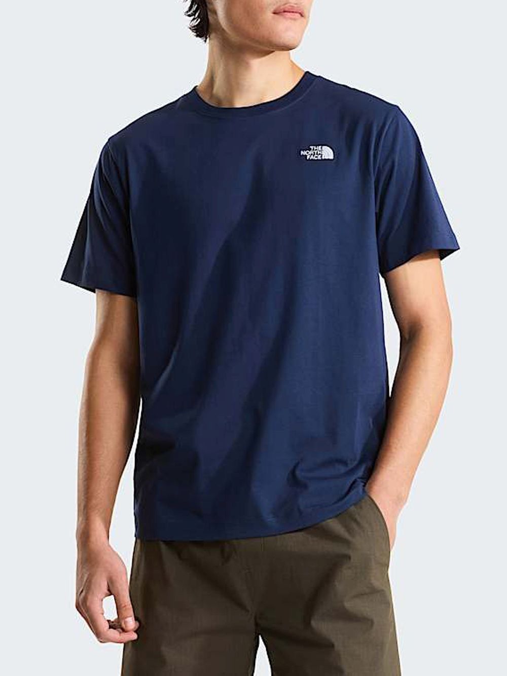 T-shirt The North Face EVOLUTION SIMPLE DOME REGULAR SHORT SL Uomo - Blu