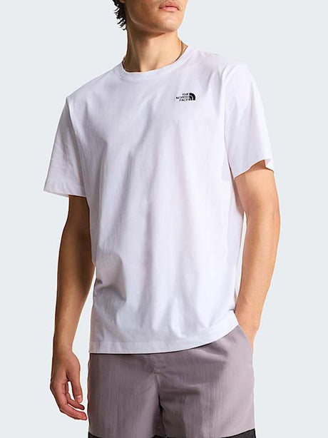 T-shirt The North Face EVOLUTION SIMPLE DOME REGULAR SHORT SL Uomo - Bianco