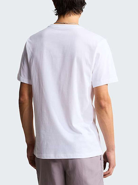 T-shirt The North Face EVOLUTION SIMPLE DOME REGULAR SHORT SL Uomo - Bianco