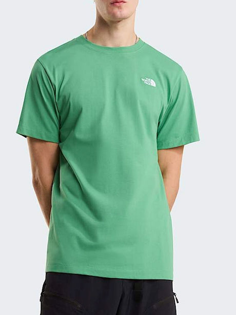 T-shirt The North Face EVOLUTION SIMPLE DOME REGULAR SHORT SL Uomo - Verde