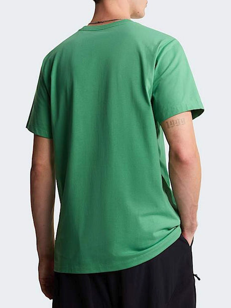 T-shirt The North Face EVOLUTION SIMPLE DOME REGULAR SHORT SL Uomo - Verde