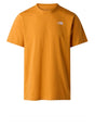 T-shirt The North Face EVOLUTION SIMPLE DOME REGULAR SHORT SL Uomo - Arancione