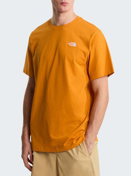 T-shirt The North Face EVOLUTION SIMPLE DOME REGULAR SHORT SL Uomo - Arancione