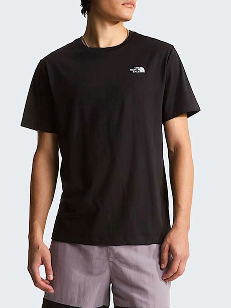 T-shirt The North Face EVOLUTION SIMPLE DOME REGULAR SHORT SL Uomo - Nero
