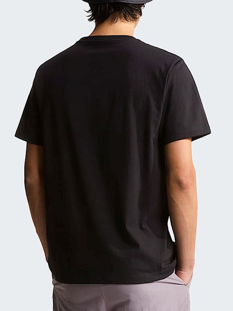 T-shirt The North Face EVOLUTION SIMPLE DOME REGULAR SHORT SL Uomo - Nero