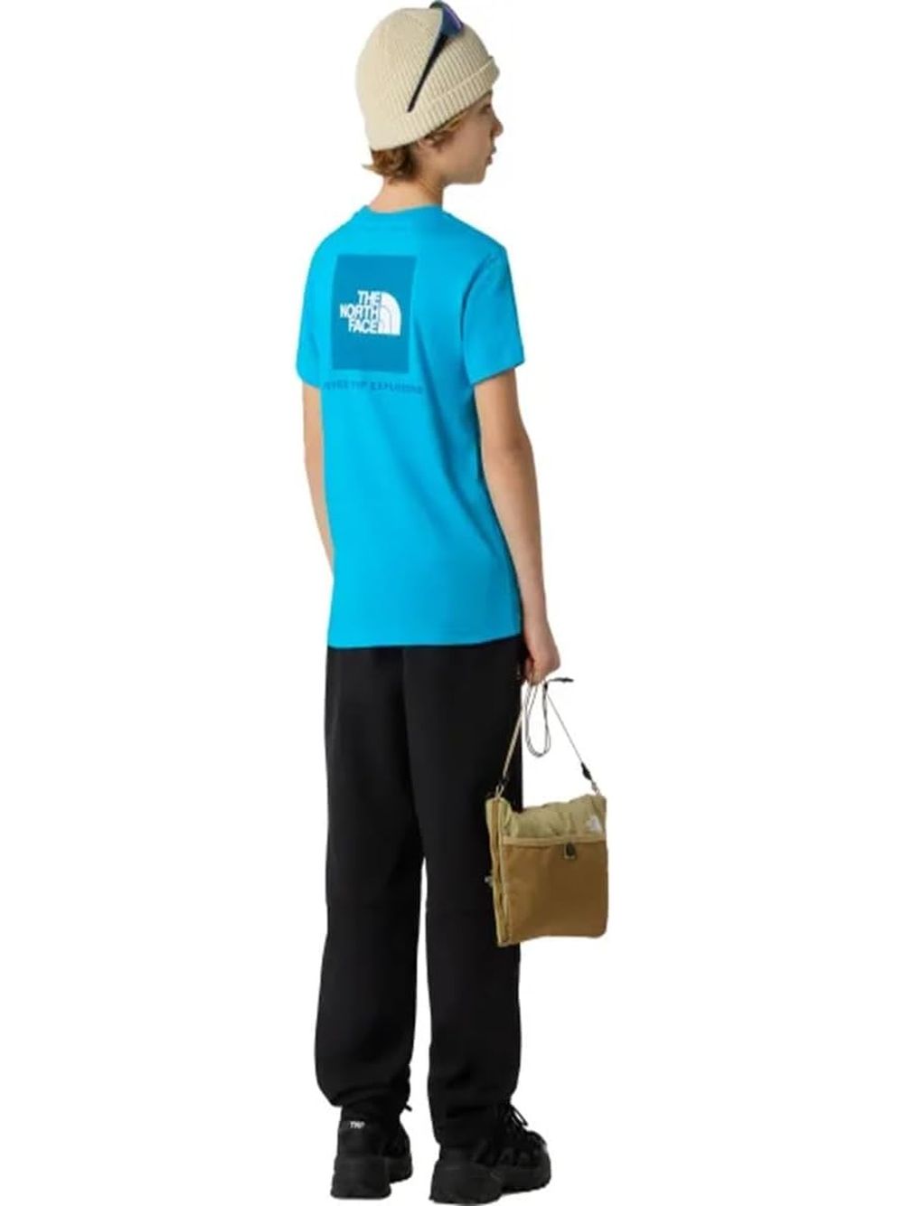 T-shirt The North Face TEEN BOX NSE SS Unisex Bambino - Blu