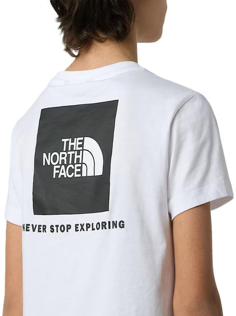 T-shirt The North Face TEEN BOX NSE SS Unisex Bambino - Bianco