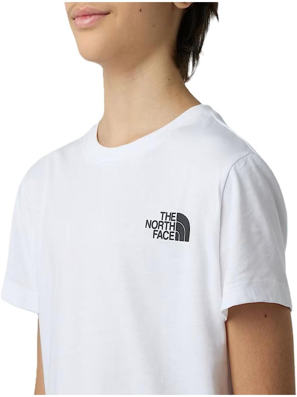 T-shirt The North Face TEEN BOX NSE SS Unisex Bambino - Bianco
