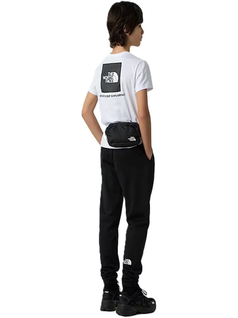 T-shirt The North Face TEEN BOX NSE SS Unisex Bambino - Bianco