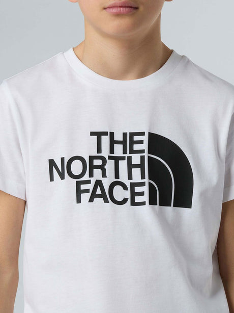 T-shirt The North Face TEEN EASY SS Unisex Bambino - Bianco