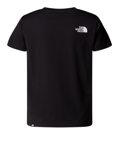 T-shirt The North Face TEEN EASY SS Unisex Bambino - Nero