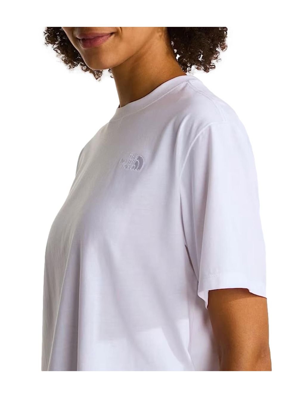 T-shirt The North Face EVOLUTION SIMPLE DOME CROP RLX SS Donna - Bianco