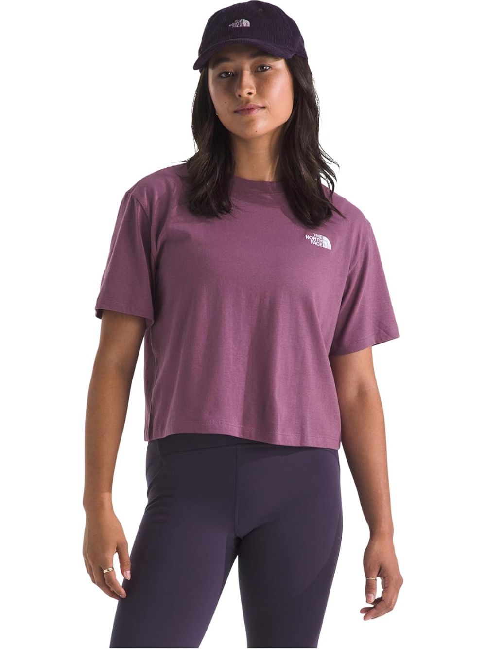 T-shirt The North Face EVOLUTION SIMPLE DOME CROP RLX SS Donna - Viola