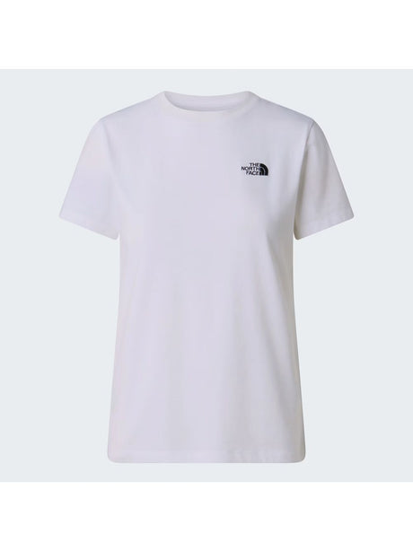 T-shirt The North Face EVOLUTION SIMPLE DOME SLIM Donna - Bianco