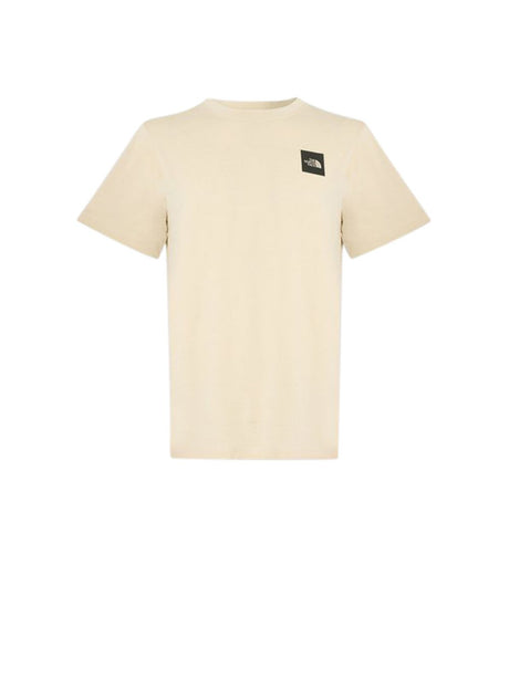 T-shirt The North Face EVOLUTION BOX HALF DOME REGULAR SHORT Uomo - Avorio