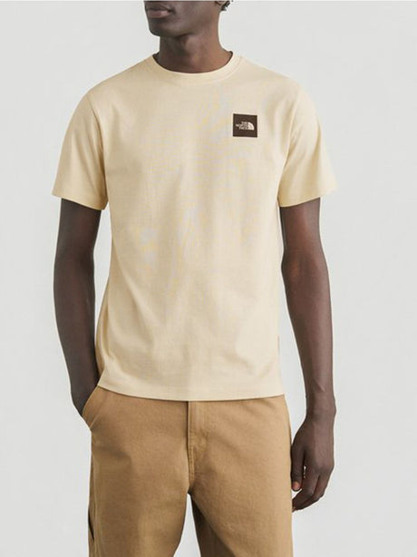 T-shirt The North Face EVOLUTION BOX HALF DOME REGULAR SHORT Uomo - Avorio